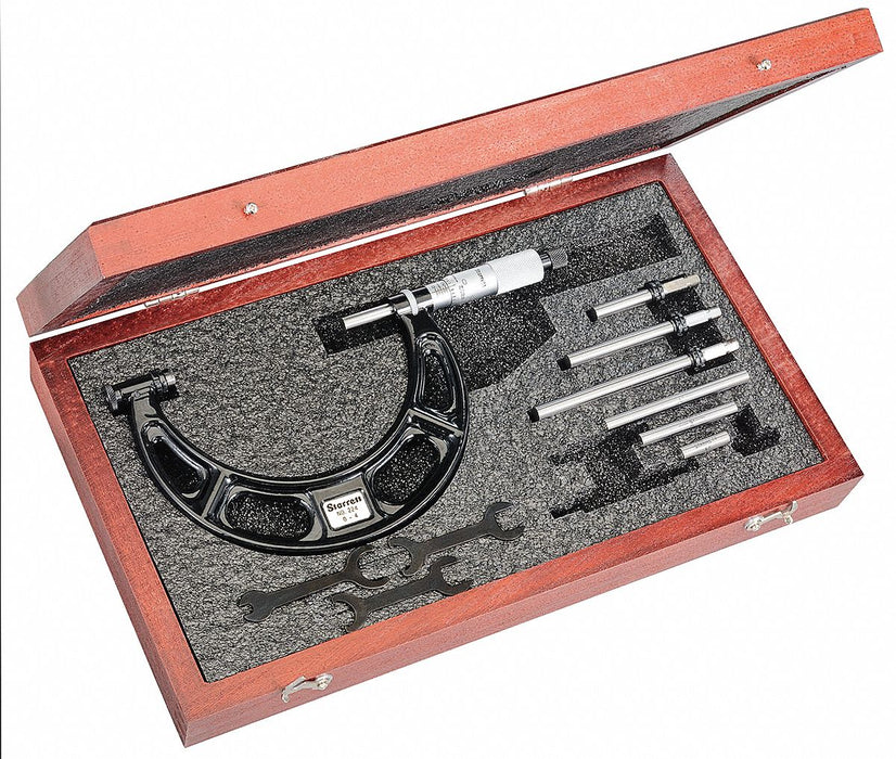 Interchangeable Anvil Micrometer 0-4 In