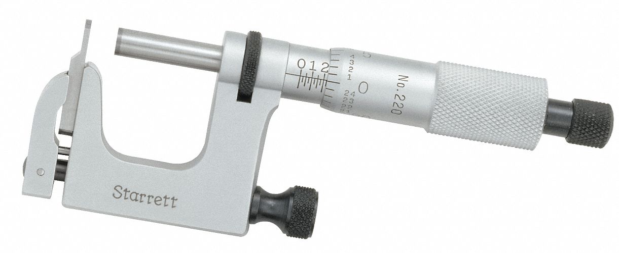 Interchangeable Anvil Micrometer 0-1 In