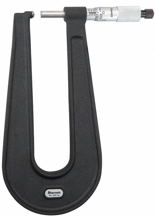 Sheet Metal Micrometer 0-1 6 In Throat