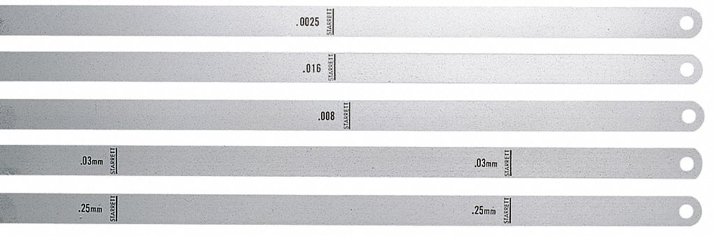 Thickness Gage 0.0005 In 1/2 x 12 In