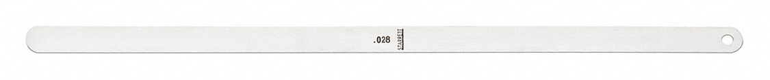 Thickness Gage 0.028 In 1/2 x 12 In