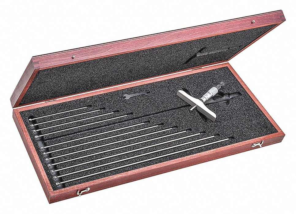 Depth Micrometer 0-12 In 4 In Base