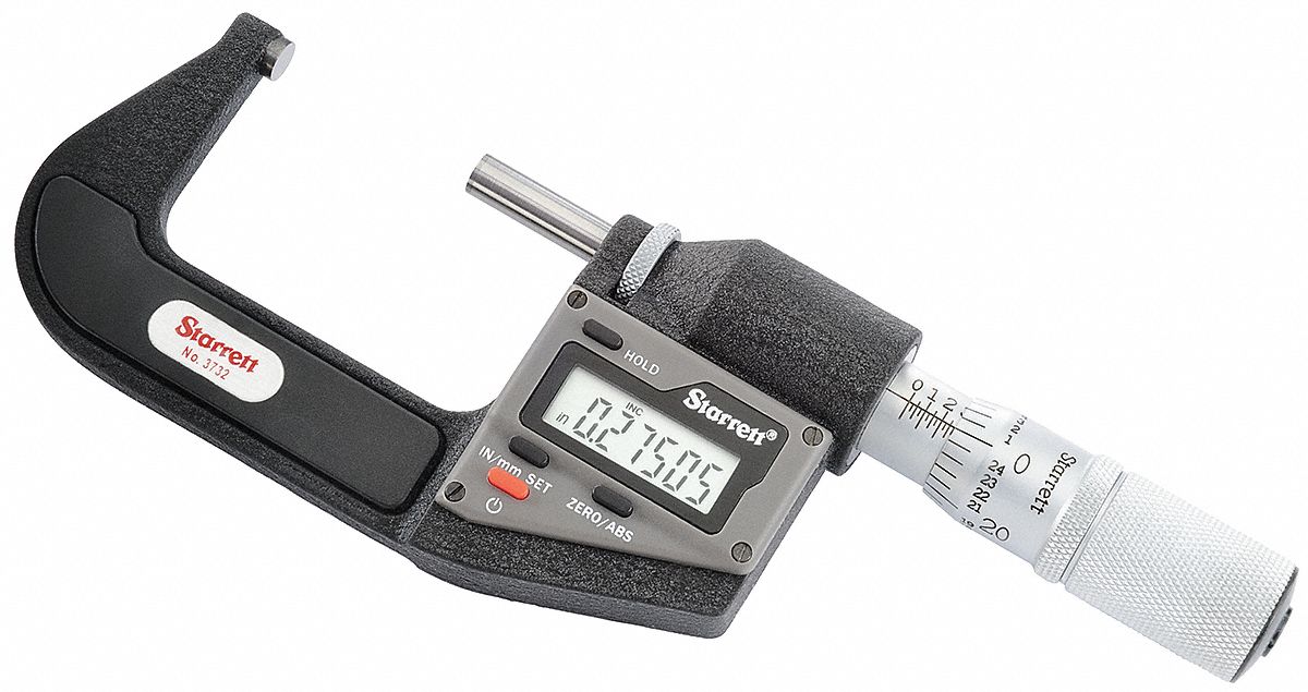 Electronic Micrometer 1-2 In 0.00005 Res
