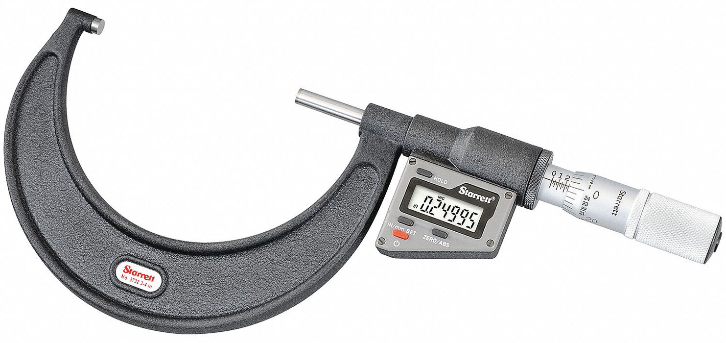 Electronic Micrometer 3-4 In 0.00005 Res