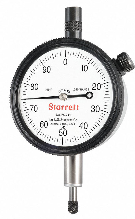 Dial Indicator 0 to 0.250 In 0-100