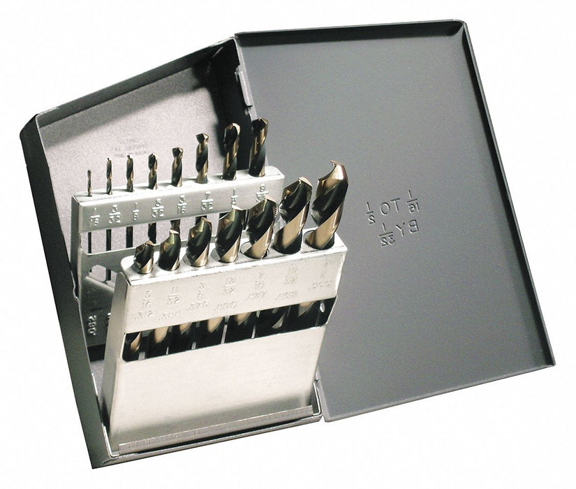 Mechanics Drill Set 15 pc HSS