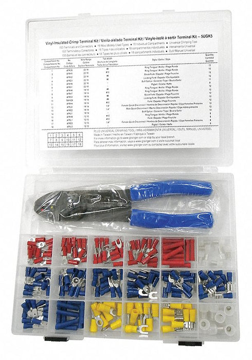 WireTerminalKits PVC 10to22AWG PK193