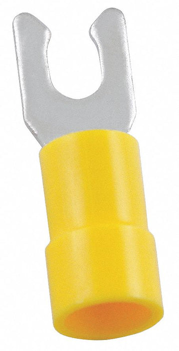 FT 12to10AWG Vinyl Yellow Stud#6 PK50