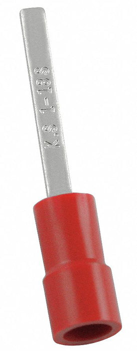 Pin Terminal Red 22 AWG 16 AWG PK100