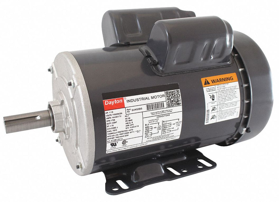 GP Motor 1 1/2 HP 1 725 RPM 115/208-230V