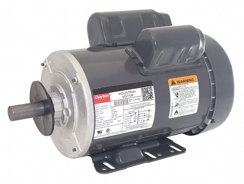 GP Motor 2 HP 1 725 RPM 115/208-230V