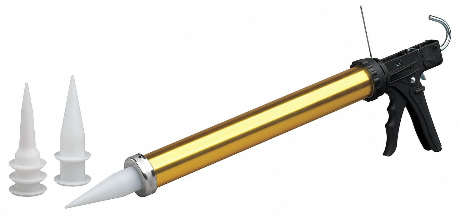 Dripless Caulk Gun Aluminum Gold