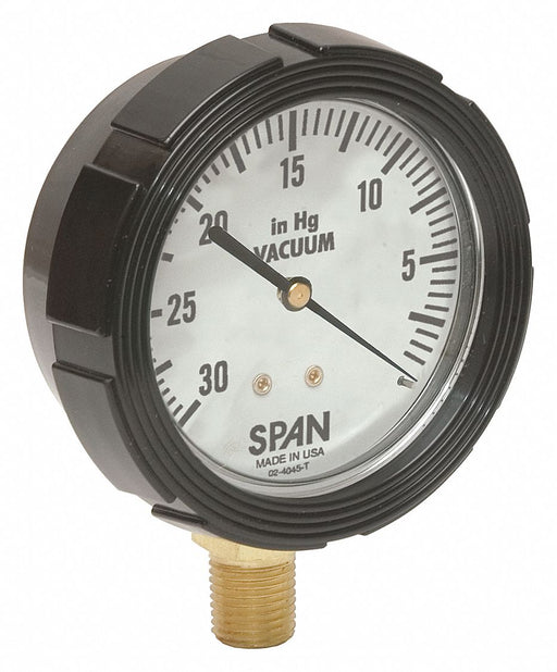 D7962 Vacuum Gauge 30 Hg to 0 2-1/2In 1/4In
