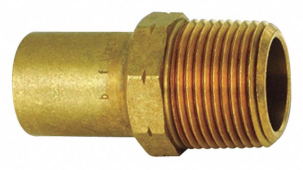 Strt Bronze FTG 3/4 in MNPT 1/2 in