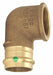 Elbow Bronze Press-fit1in FNPT1/2in