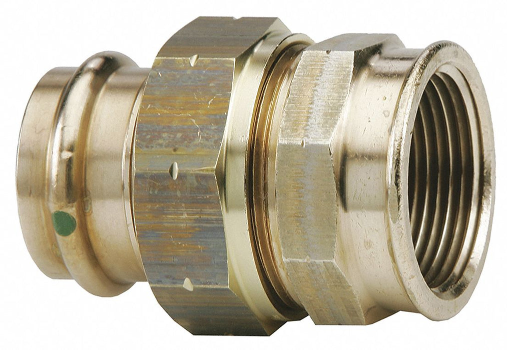 Strt Bronze Press-fit11/4 FNPT11/4 
