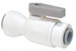 Manual 2-Way Ball Valve Push Polypro