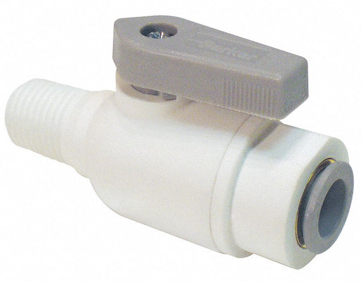 Manual 2-Way Ball Valve Push Polypro