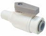 Manual 2-Way Ball Valve Push Polypro