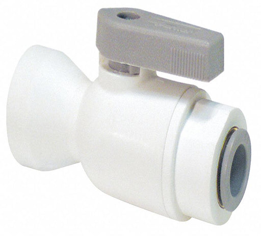 Manual 2-Way Ball Valve Push Polypro