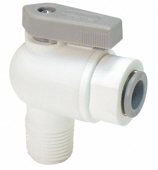 Manual 2-Way Ball Valve Push Polypro