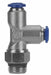Tee PushFit3/8 1/8 Univ.Thread3/8 PK5