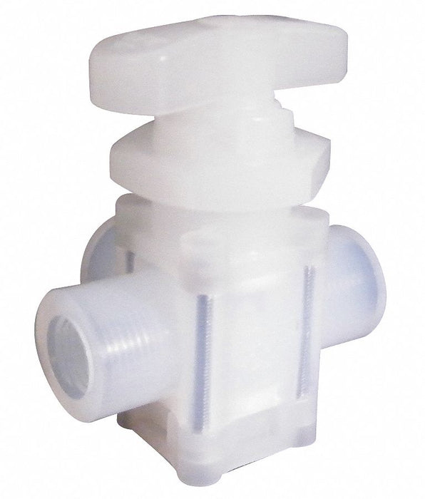 Diaphragm Valve 3-Way 1/4 in FNPT