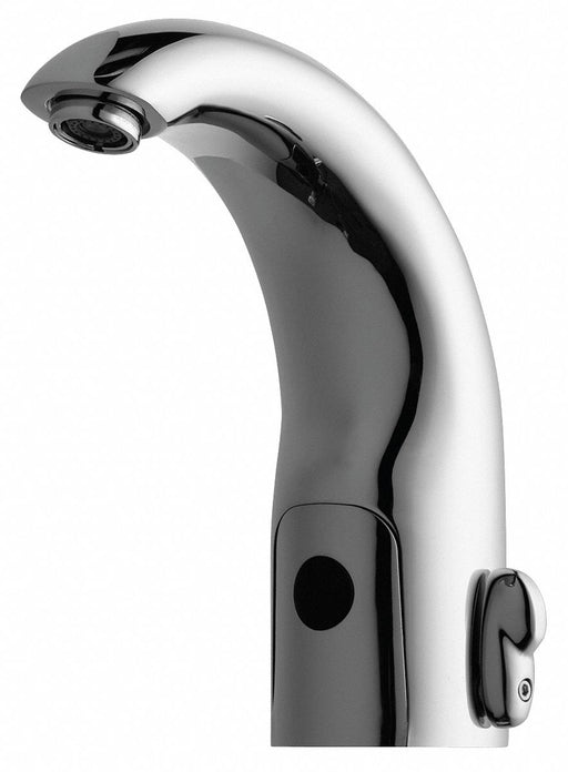 Mid Arc Chrome Chicago Faucets HyTronic