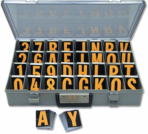 LetterandNumberLabelSet 2-7/8inH