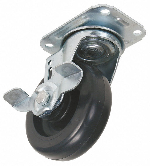 Plate Caster Swivel Polyolefin 5 5/8 H