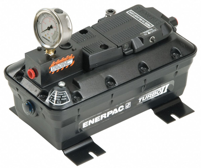Pump Air/Hyd 5000 PSI 0.65 Gal w/Gauge