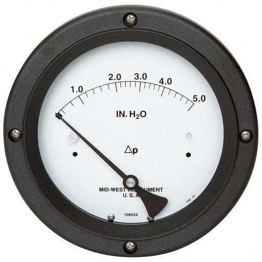 D7961 Pressure Gauge 0 to 5 In H2O