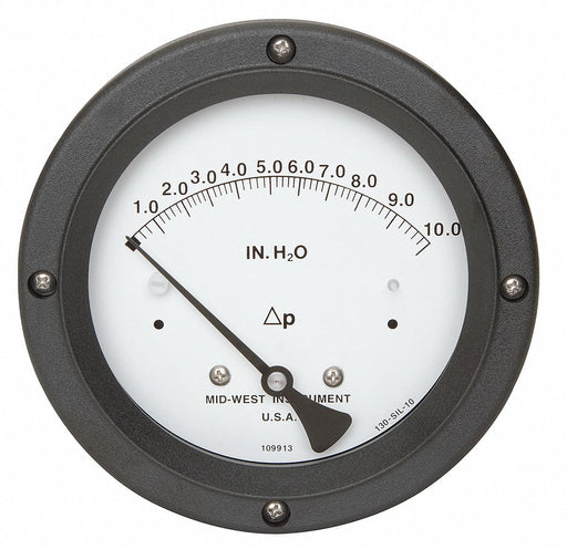 D7961 Pressure Gauge 0 to 10 In H2O