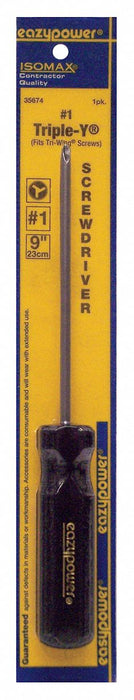 Screwdriver Tri-Wing #1 Black Round