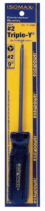 Screwdriver Tri-Wing #2 Black Round
