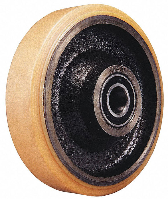 Caster Wheel 10 dia 5 500 lb Tan