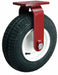 Plate Caster Rigid Rubber 18 3/4 H