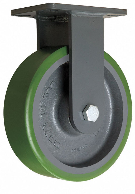 Plate Caster Rigid Polyurethane 12 1/2 H