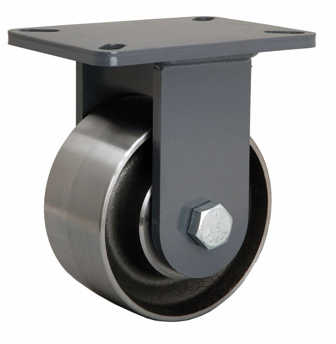 Plate Caster Rigid Steel 8 H