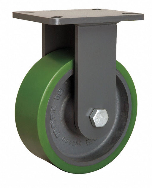 Plate Caster Rigid Polyurethane 10 1/2 H
