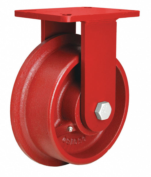 Plate Caster Rigid Iron 9 1/2 H