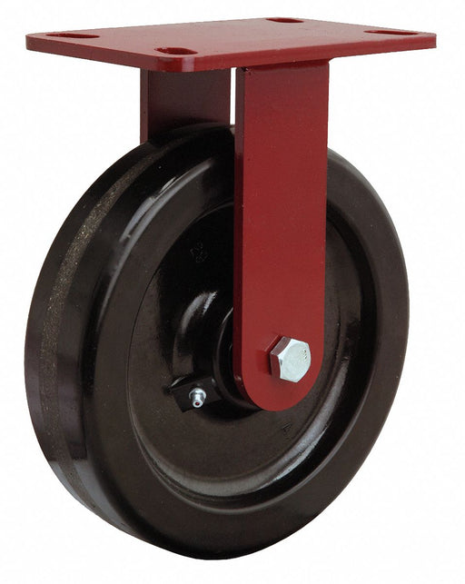 Plate Caster Rigid Phenolic 9 1/2 H