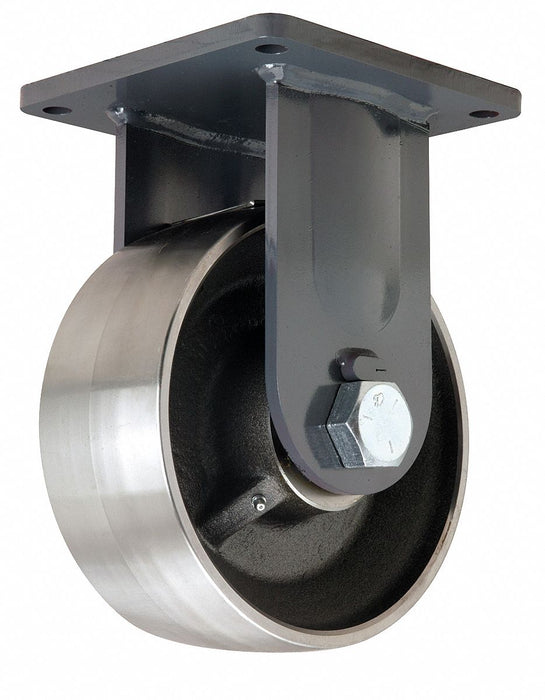 Plate Caster Rigid Steel 13 H