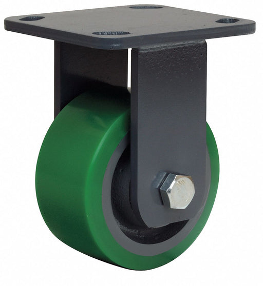 Plate Caster Rigid Polyurethane 5 5/8 H