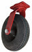 Plate Caster Swivel Rubber 18 3/4 H