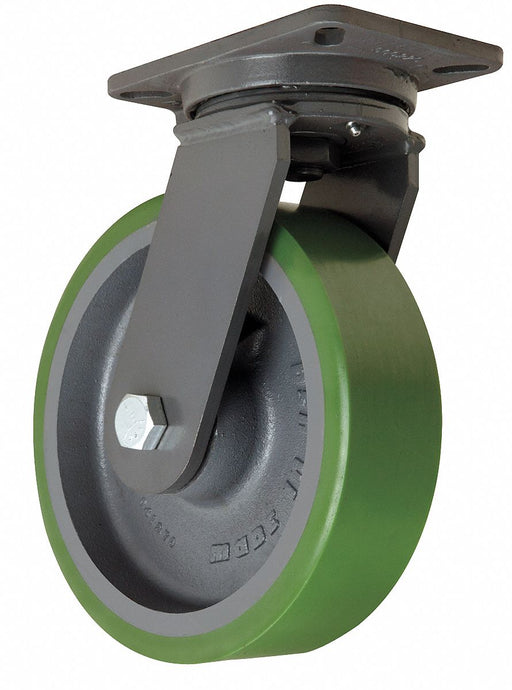 PlateCaster Swivel Polyurethane 12 1/2 H