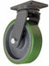 PlateCaster Swivel Polyurethane 12 1/2 H