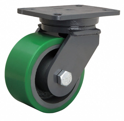 Plate Caster Swivel Polyurethane 8 H