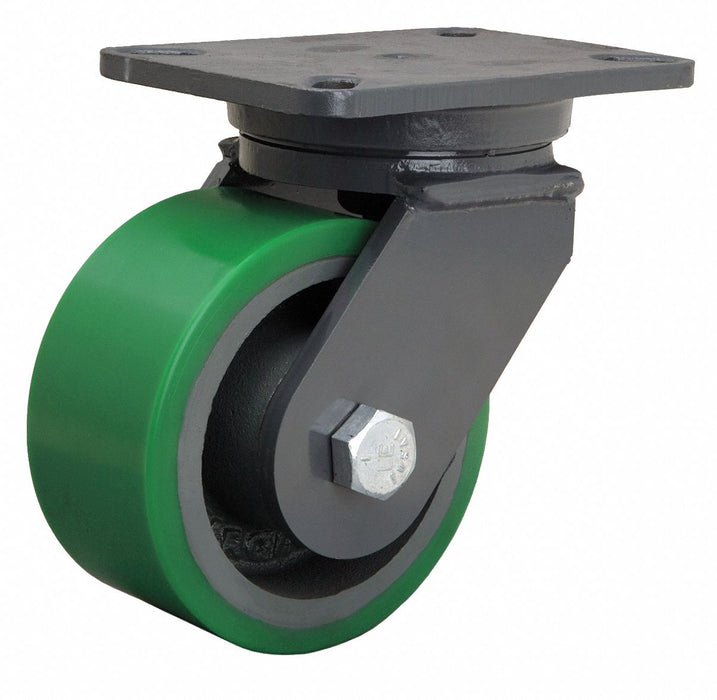 Plate Caster Swivel Polyurethane 8 H