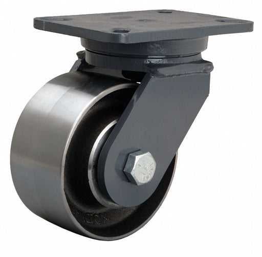 Plate Caster Swivel Steel 8 H